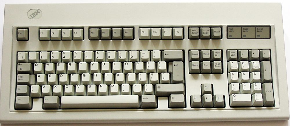 God Sloppenwijk metro Care and feeding of an IBM Model M 1391406 keyboard